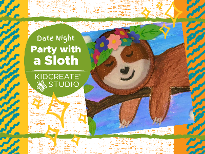 Kidcreate Studio - Eden Prairie. Date Night - Party with a Sloth (3-9 Years)