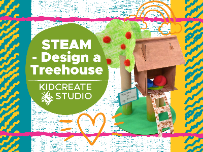 Kidcreate Studio - Ashburn. STEAM-Design a Treehouse Workshop (5-12 Years)