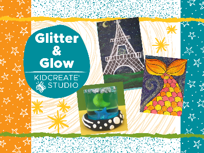 Kidcreate Studio - Woodbury. Glitter & Glow Weekly Class (5-12 Years)